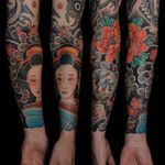 Beautiful Geisha sleeve #RoryPickersgill #Japanesestyle #japanesetattoo #geisha #geishasleeve #sleeve