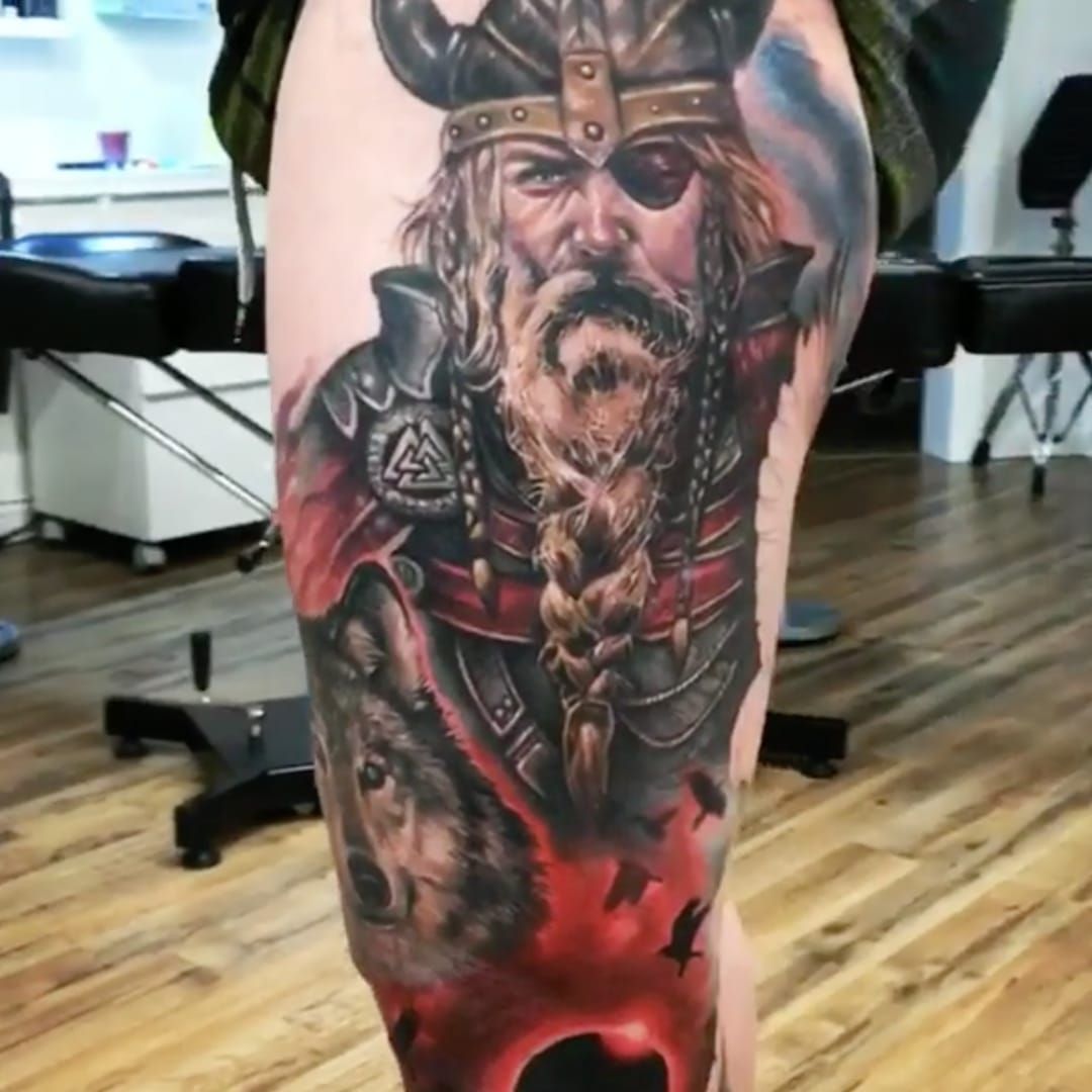 Odin tattoo by Boris Tattoo