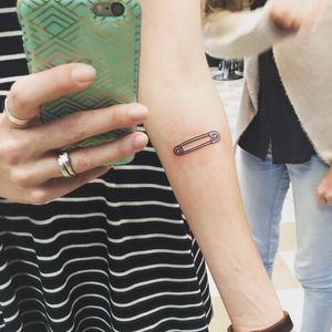 The safety pin movement has taken over the tattoo community. #Safetypin #Safetypinmovement #SafetyPinTattoo