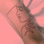 Dainty tattoo by Dylan Long Cho #DylanLongCho #linework #minimalist #minimalistic