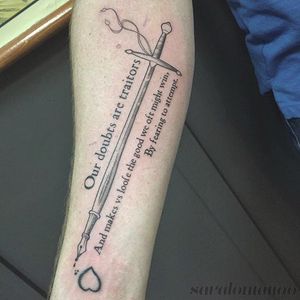 Quote from Measure for Meaure by Sara Lou (via IG -- saraloutattoo) #saralou #shakespeare #penismightierthanthesword #measureformeasure