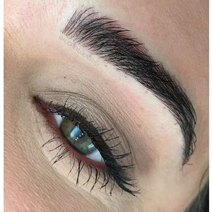 Eyebrow tattoo by Audrey Glass. #AudreyGlass #eyebrow #cosmetic #beauty