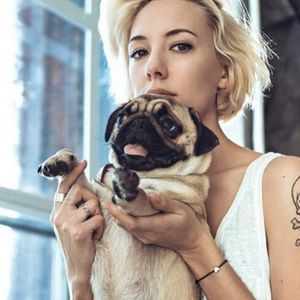 Julia Shpadyreva  #JuliaShpadyreva #blackork #tattooartist #Moscow #pug