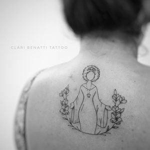 Iemanjá por Clari Benatti! #ClariBenatti #TatuadorasBrasileiras #TatuadorasdoBrasil #TattooBr #RiodeJaneiro #TattoodoBr #fineline #linhafina #traçofino #delicada #delicate #iemanjá #woman #mulher #nature #natureza