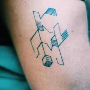 Tattoo uploaded by Tattoodo • Self-designed family initials #initials #family #selfdesigned #letter #geometry #linework #StreetStyle #TattooStreetStyle #trailerparkfestival • Tattoodo Tattoo uploaded by Tattoodo • Self-designed family initials #initials #family #selfdesigned #letter #geometry #linework #StreetStyle #TattooStreetStyle #trailerparkfestival • Tattoodo