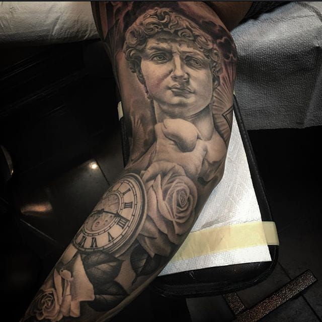 Andrew Chico Dixon on Instagram Statue of King David  blackrosetattoocollective tattoo tattoos tattoooftheday  blackandgreytattoo bnginksociety bestofatlanta bestofgwinnett  besttattooartist mcdonughga henrycounty bestofhenrycounty 