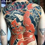 Raijin Tattoo by Davee Blows #Raijin #NewSchool #JapaneseTattoo #NewSchoolJapanese #NewSchoolTattoos #daveeblows