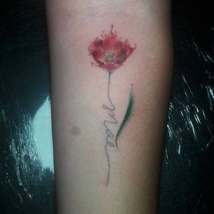 Mamaim #DiegoSouza #tatuadoresdobrasil #brasil #brazil #brazilianartist #flor #flower #mae #mother #mom #aquarela #watercolor #fineline
