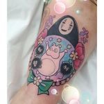 Spirited Away tattoo by Shannon Meow. #ShannonMeow #girly #cute #kawaii #pastel #spiritedaway #anime #studioghibli #ghibli