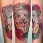 Pet portrait of client's pet named Bummer by Megan Massacre #meganmassacre #puppy #pet #dog #dogportrait #animalportrait #puppyportrait