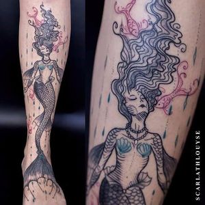 #ScarlathLouyse #tatuadorasbrasileiras #TatuadorasDoBrasil #fineline #linhasfinas #sereia #mermaid