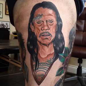 Danny Trejo Tattoo by Matt Youl #DannyTrejo #DannyTrejoTattoo #Machete #Mexican #MattYoul