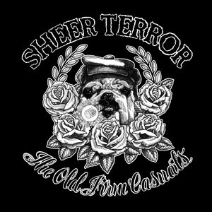 The cover art for the SHEER TERROR and The Old Firm Casuals split CD by Steven Huie (IG—stevenhuie_flyrite). #hardcore #SteveHuie #punkrock