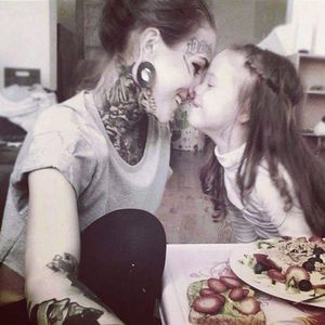 Being a proud inked mom #tattooedmom #momandchild #parenting