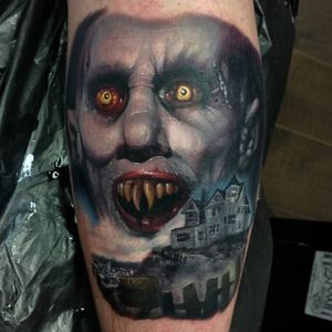 An homage to Salem's Lot by Alex Wright (IG—thealexwright). #AlexWright #color #portraiture #realism #horror #SalemsLot #StephenKing