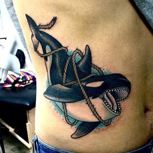 Killer Whale Tattoo by Gony Tattooer #KillerWhale #Whale #Ocean #GonyTattooer