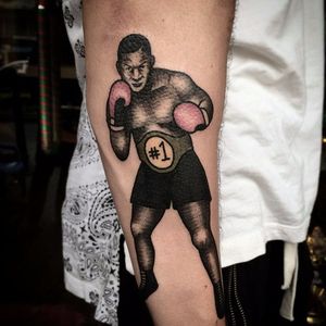 Mike Tyson Tattoo by Ans Pham #MikeTyson #MikeTysonTattoo #BoxingTattoo #SportTattoos #Portrait #anspham