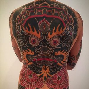 Mahakala Tattoo by Lupo Horiōkami #mahakala #mahakalatattoo #mahakalatattoos #kali #hindu #hindutattoo #deity #deitytattoo #LupoHoriōkami