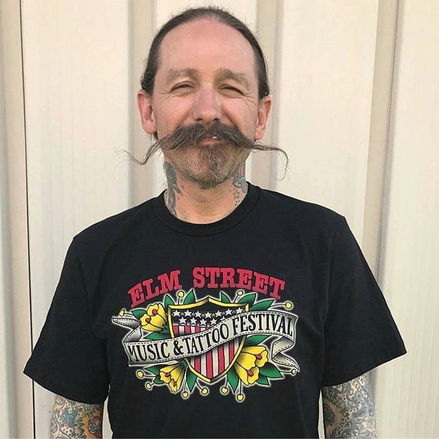 Oliver Peck, organizador de la fiesta de tatuajes de Elm Street.  #ElmStreetTattooFest #ElmStreetTattoo #TattooConvention #OliverPeck #Inkmaster
