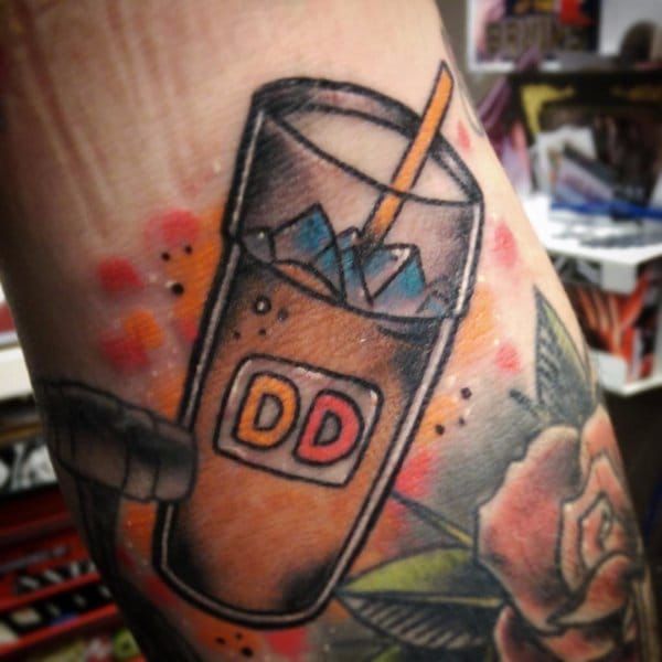 13 Tattoos Every Coffee Lover Needs  Coffee tattoos Tattoos for lovers  Donut tattoo