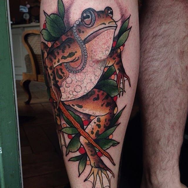 Frog and Toad Tattoo  Etsy