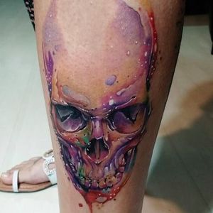 Crânio por Andy Marques! #AndyMarques #TatuadoresBrasileiros #tattoobr #tattoodobr #tatuadoresdobrasil #skull #crânio #caveira