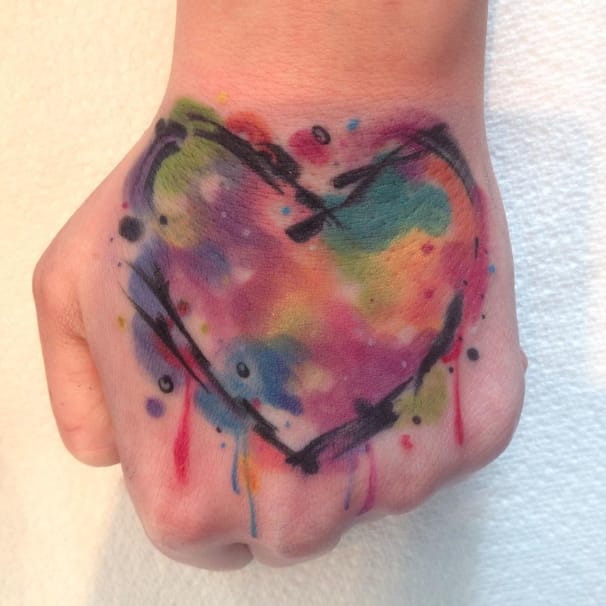 Lucky Tattoo - #watercolor #heart #tattoo | Facebook