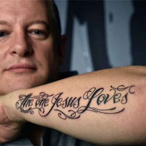 Vince Antonucci and his new tattoo. Photo by David Becker. #Christian #TommyAltman #VerveChurch #VinceAntonucci