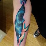Graphic sparkly whale tattoo by Mewo Llama. #graphic #sparkly #whale #MewoLlama