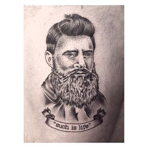 Ned Kelly Tattoo by @smith.ink #NedKelly #NedKellyTattoo #OutlawTattoo #FolkloreTattoos #AustralianTattoos #SmithInk
