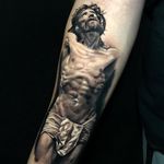 Jesus tattoo by Pony Lawson #PonyLawson #cooltattoos #blackandgrey #portrait #JesusChrist #realistic #realism #religious #Christian #Catholic #jesus #Sacrifice #thorns