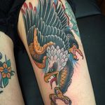 Eagle Tattoo by Patrick Haney #eagle #traditionaleagle #classiceagle #besteagle #PatrickHaney #PatrickHaneyeagle