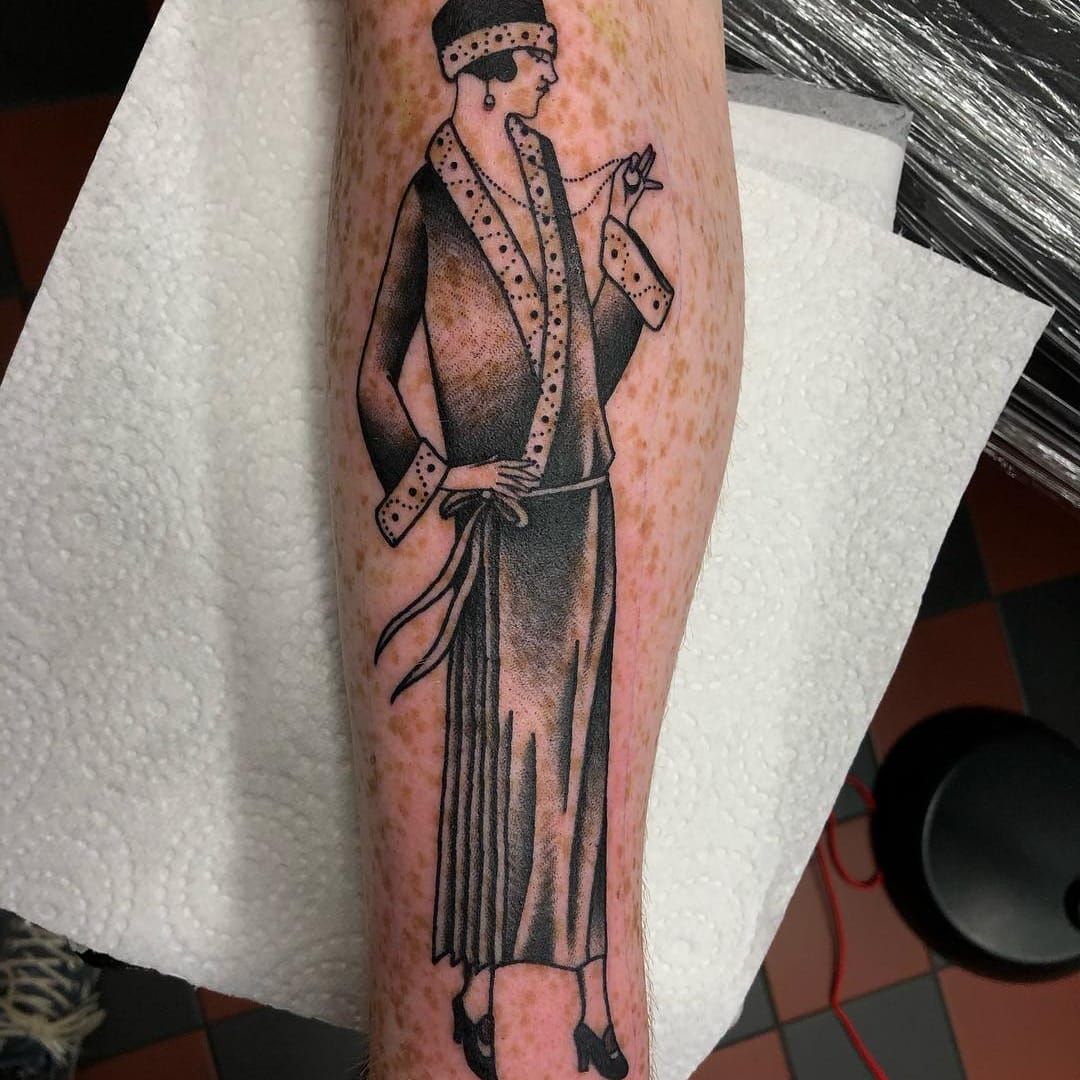 Tattoo Uploaded By Tattoodo 1920 S Style Tattoo By Wolfspit Wolfspit   Nodes 6gYxHG1bUE 