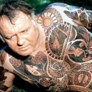 A photo of the narrator from The Illustrated Man.  #cinema #film #tattoosinmovies #tattooedcharacters #TheIllustratedMan