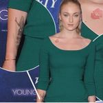 And a view of the right forearm! pic by: Getty Images #sophieturner #gameofthrones #forearmtattoos