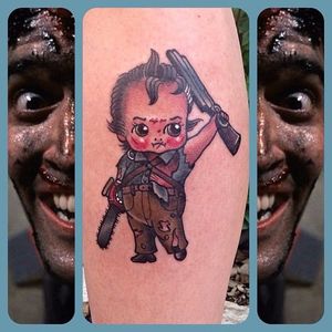 Evil Dead kewpie doll tattoo #ash #evildead #StaceyMartinSmith #kewpiedoll #popculture