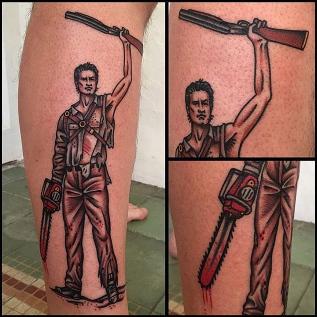 Bruce Campbell Gets Campbell Family Crest as His First Tattoo