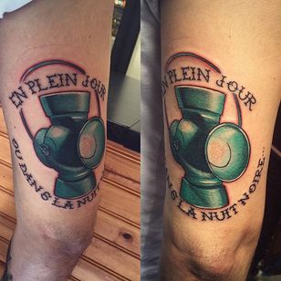 green lantern ring tattoo