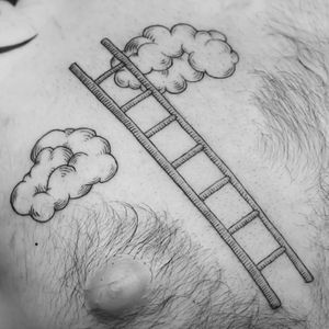 A ladder to the heavens by Meia. (Via IG - meia.work)