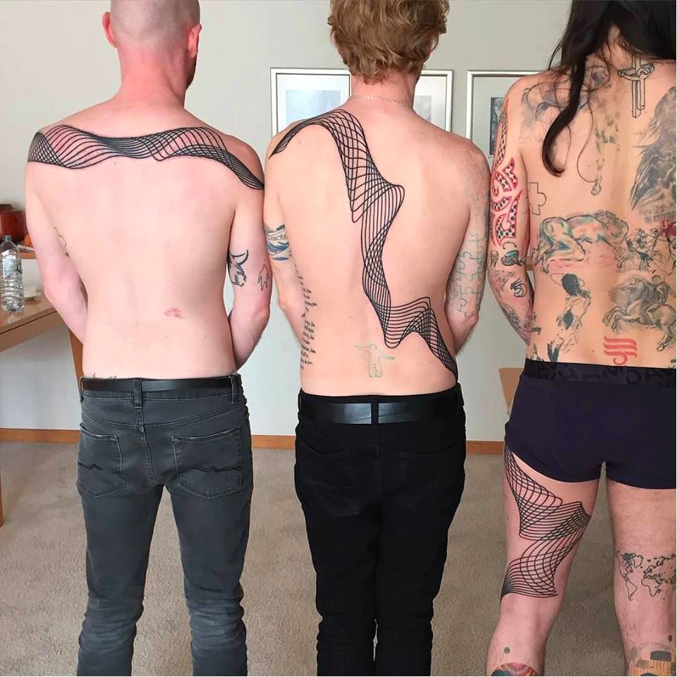 Tattoo uploaded by Rebecca • Joined tattoo by Chaim Machlev on Biffy Clyro  #ChaimMachlev #DotsToLines #BiffyClyro • Tattoodo
