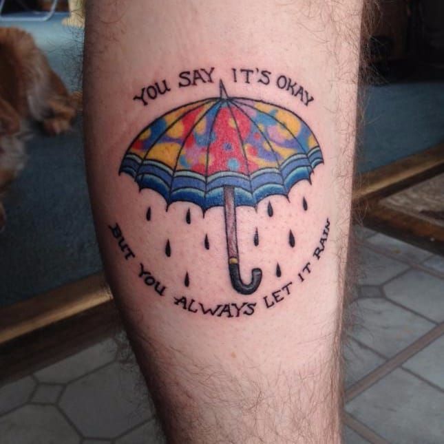 Tattoo uploaded by Xavier • Bring Me The Horizon tattoo #bringmethehorizon  #thatsthespirit #umbrella #bmth tattoo, #artistunknown. • Tattoodo