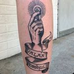 ‘Valar Morghulis’ tattoo by Shaun Bushnell. #gameofthrones #GOT #tvshow #valarmorghulis #blackwork #hand