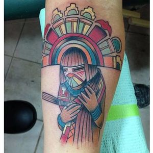 Kachina Tattoo by Victor Vegas #kachinadoll #kachina #nativeamerican #nativeamericanart #nativeamericandoll #americanindian #VictorVegas