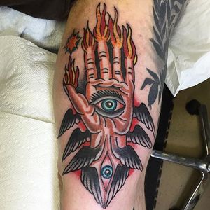 Hand Of Glory Tattoo by Robert Ryan #handofglory #supernatural #traditional #RobertyRyan