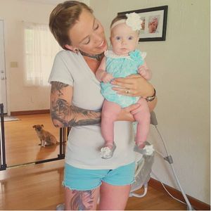 This picture can't get any cuter. @amanda___rose #tattooedmoms #tattoodobabes #tattoogoals #motheranddaughter