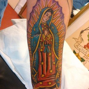 Lady Of Guadalupe Tattoo by Luke Bolton #OurLadyOfGuadalupe #VirginMary #religious #LukeBolton