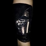 Star Wars tattoobt Carlos Rojas via @crojasart #starwars #mayfourth #portrait #KyloRen #CarlosRojas