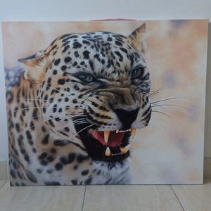 Big cat oil painting by Chris Nieves #artshare #cat #bigcat #chrisnieves #art #painting