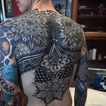 Tattoo by Brandon David #patternwork #patternworktattoo #backpiece #backpiecetattoos #backtattoo #blackwork #blackworktattoo #BrandonDavid
