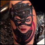 Catwoman Tattoo by Tim Childs #Catwoman #Batman #DCComics #portrait #TimChilds